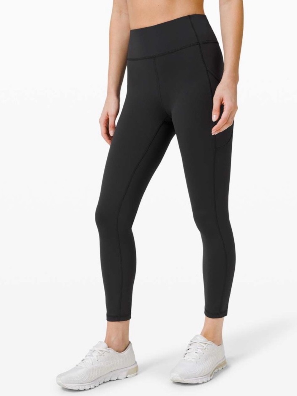 Lululemon Invigorate Black High-Rise Tight 25", Sz 0